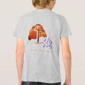 Kerstmis Bidden Tri-Blend Shirt (Achterkant)