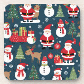 Kerstmis Bier Onderzetter (Voorkant)