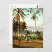 Kerstmis, Bierstadt - Florida Scene Briefkaart (Voorkant / Achterkant)