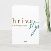 Kerstmis bij het Strand Feestdagen Kaart (Achterkant)