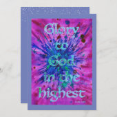 Kerstmis Bijbelcitaat Feestdagenkaart (Voorkant / Achterkant)