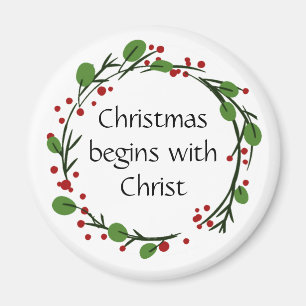 Kerstmis Bijbeltekst Sticker Bijbeltekst Magneet