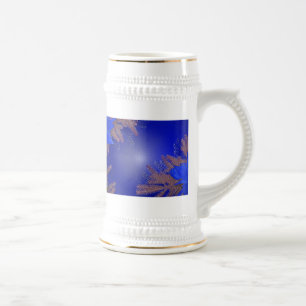 Kerstmis, blauw IV Bierpul