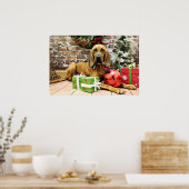 Kerstmis - Bloedhond - Penney Poster (Keuken)