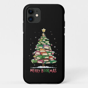 Kerstmis Boek Liefhebber Boom Bibliothecaris Prett iPhone 11 Hoesje