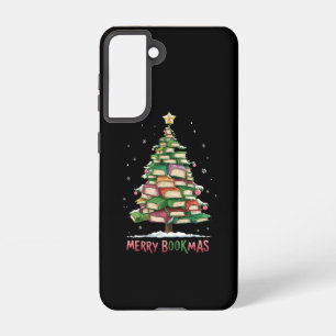 Kerstmis Boek Liefhebber Boom Bibliothecaris Prett Samsung Galaxy Hoesje