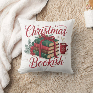 Kerstmis Boekje Cozy Lezer Boekenwurm Xmas Kussen