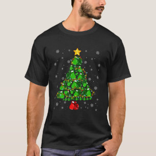 Kerstmis Boksen Sport Lover Xmas Boom Lights Paj T-shirt