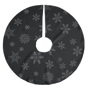 Kerstmis Boomkleed Sneeuwvlokken Zwart  Kerstboom Rok