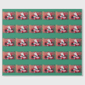 Kerstmis - Border Collie - Flip Cadeaupapier (Vlak)