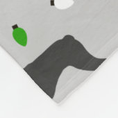 Kerstmis Boston Terrier Sherpa Blanket Fleece Deken (Hoek)