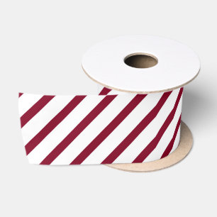 Kerstmis Bourgondië Rood Wit Strepen Patroon Lint