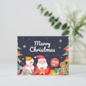 Kerstmis Briefkaart (Staand voorkant)