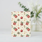 Kerstmis Briefkaart (Staand voorkant)