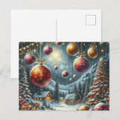 Kerstmis Briefkaart (Voorkant / Achterkant)