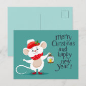 Kerstmis Briefkaart (Voorkant / Achterkant)