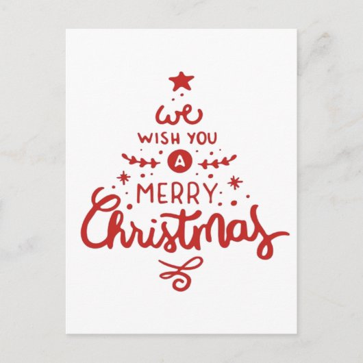 Kerstmis  briefkaart (Voorkant)