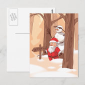 Kerstmis Briefkaart (Voorkant / Achterkant)