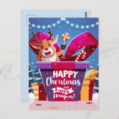 Kerstmis Briefkaart (Voorkant / Achterkant)