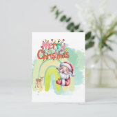 Kerstmis briefkaart (Staand voorkant)