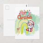 Kerstmis briefkaart (Voorkant / Achterkant)