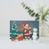 Kerstmis Briefkaart (Staand voorkant)