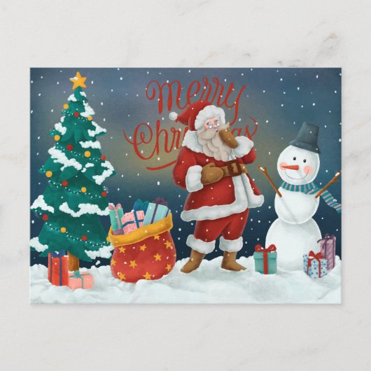 Kerstmis Briefkaart (Voorkant)