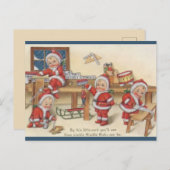  kerstmis briefkaart (Voorkant / Achterkant)