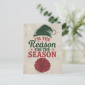 Kerstmis Briefkaart (Staand voorkant)