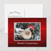 Kerstmis Briefkaart (Voorkant / Achterkant)