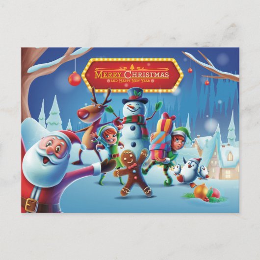 Kerstmis Briefkaart (Voorkant)