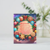 Kerstmis Briefkaart (Staand voorkant)
