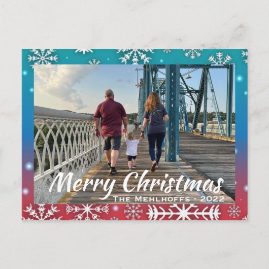 Kerstmis-Briefkaart Briefkaart (Voorkant)