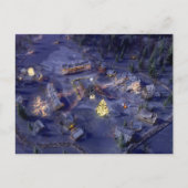 Kerstmis Briefkaart van het gebergte (Voorkant)