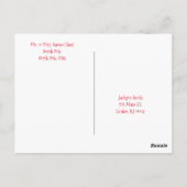 Kerstmis Briefkaarten Noordpool Santa Kitten Cats (Achterkant)