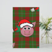 kerstmis briefpapier (Staand voorkant)
