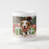 Kerstmis - Brittany Spaniel - Kinnick Jumbo Mok (Voorkant)