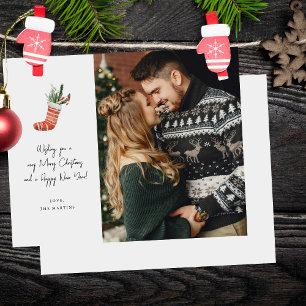 Kerstmis Budget Kerstmiskous Notitie Foto Kerstmis