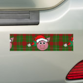 kerstmis bumpersticker (Op auto)