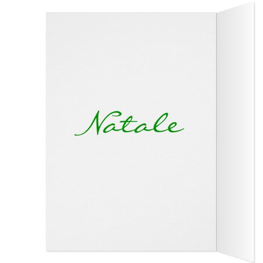 Kerstmis Buon Natale Red Kerstster II (Binnen (Links))