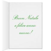 Kerstmis Buone Feste Natalizie Red Star III (Binnen (Rechts))