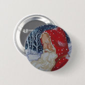 Kerstmis Button voor kerstmis (Voorkant /achterkant)