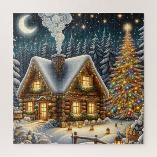 Kerstmis Cabine Puzzel (Verticaal)