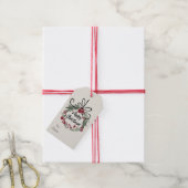 Kerstmis Cadeaulabel (Met Touw)