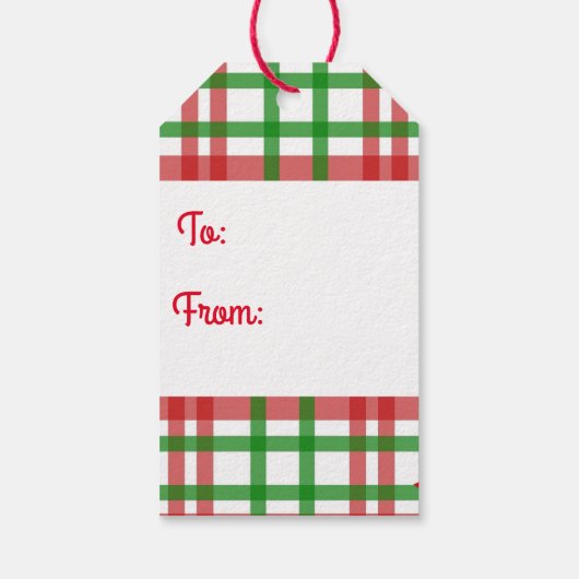 Kerstmis Cadeaulabel (Achterkant)