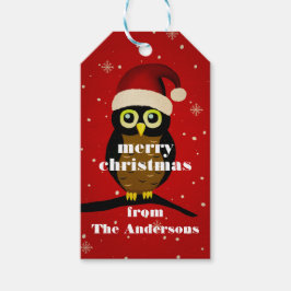 Kerstmis Cadeaulabel