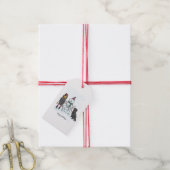 Kerstmis Cadeaulabel (Met Touw)