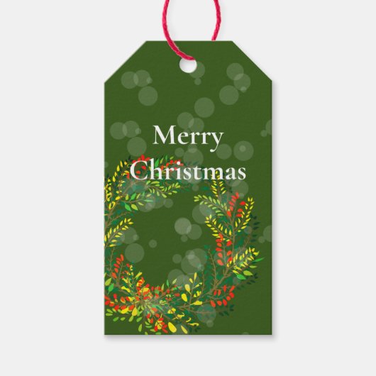 Kerstmis Cadeaulabel (Voorkant)