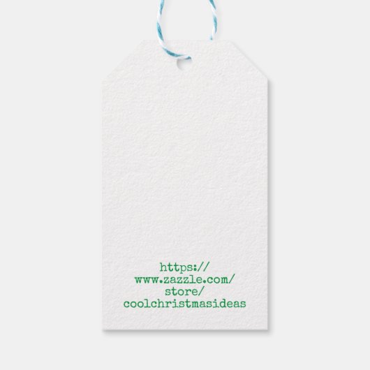 Kerstmis Cadeaulabel (Achterkant)