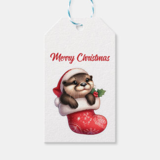 Kerstmis Cadeaulabel